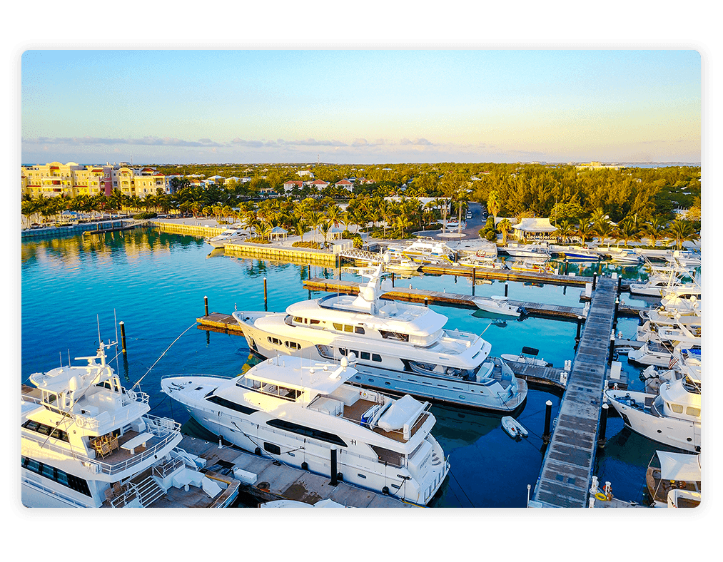 Barche a noleggio nel porto