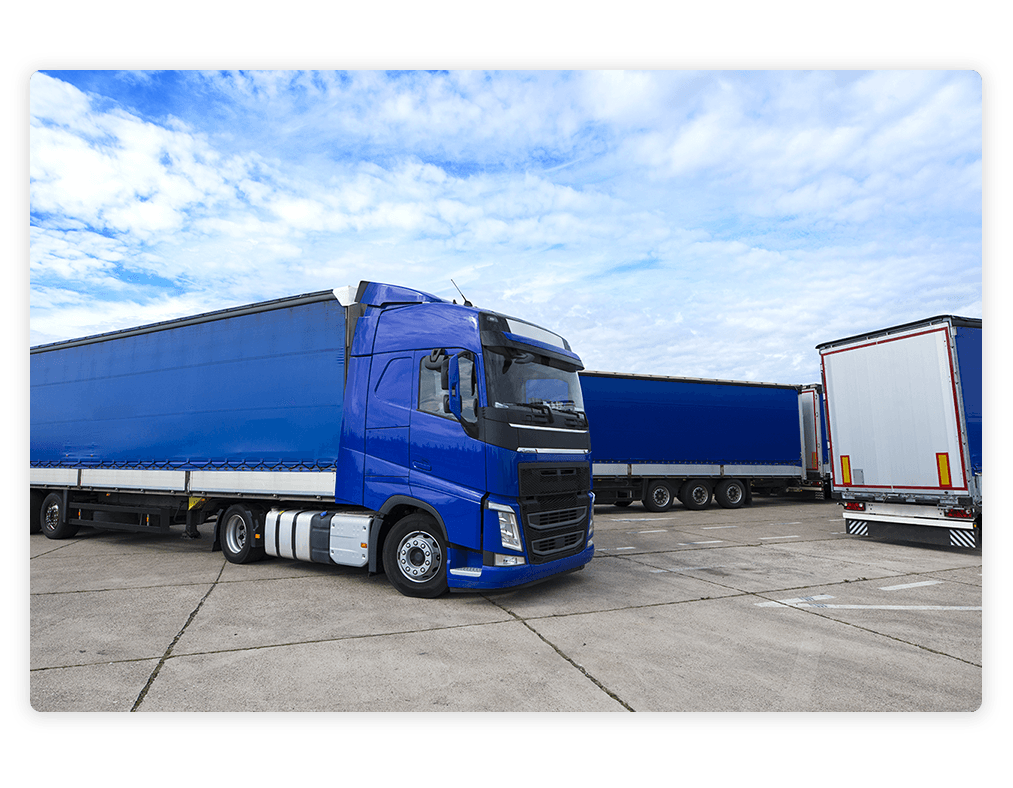Flotta aziendale di camion e mezzi pesanti