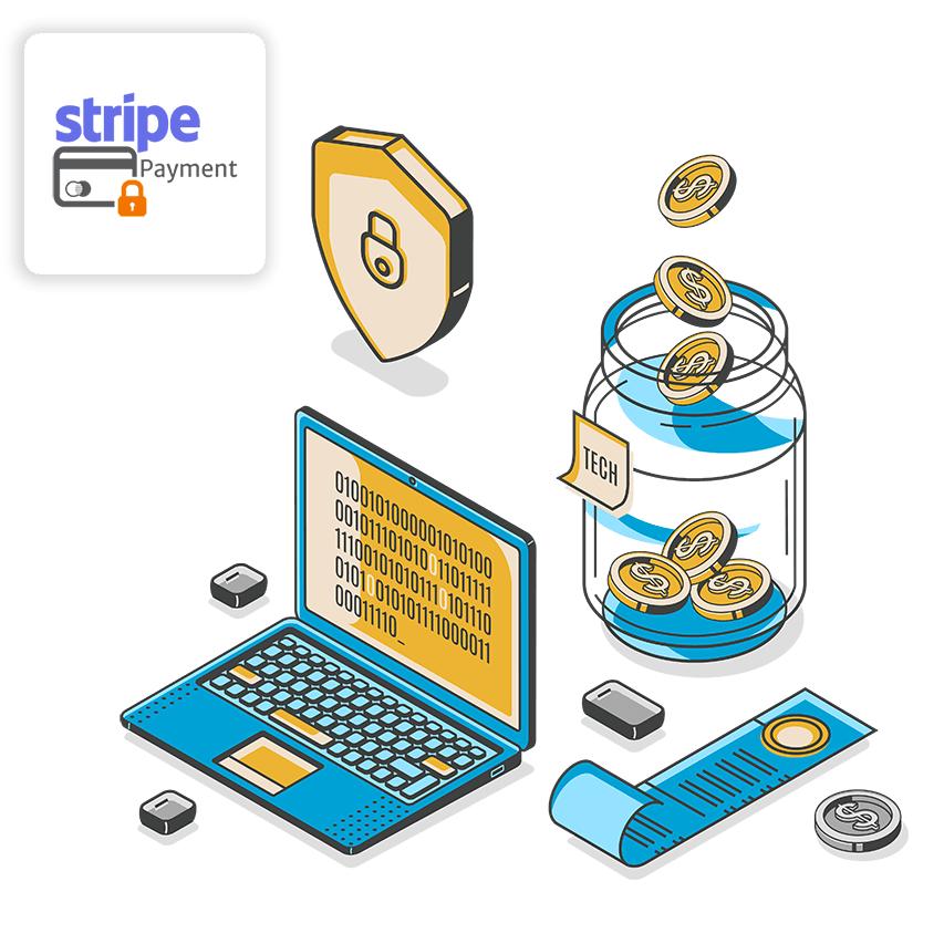 Sistema di pagamento sicuro con Stripe Payments